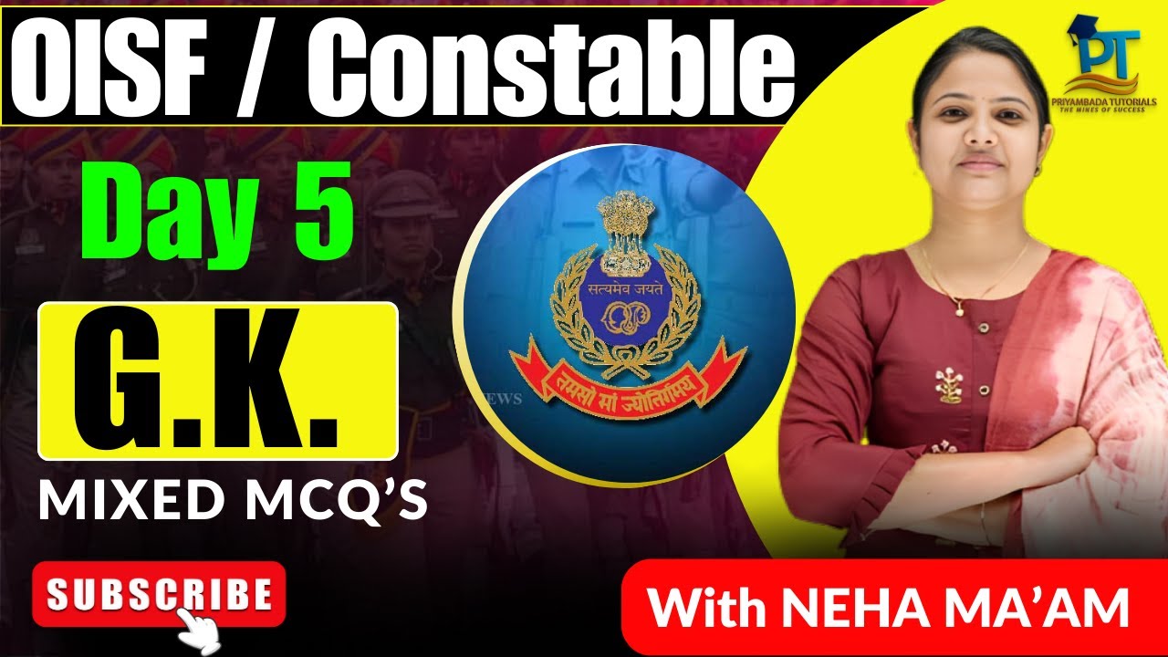 OISF-DISTRICT CONSTABLE || General Knowledge || Mixed Questions (Static GK) #OISF#districtconstable