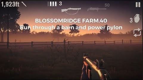Into The Dead 2 Chapter 5 40 Barn and Power Pylon - Blossomridge Farm