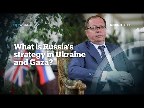 What is Russia’s strategy in Ukraine and Gaza?”