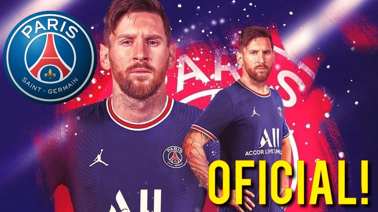 MESSI É ANUNCIADO NO PSG! OFICIAL😯 - YouTube