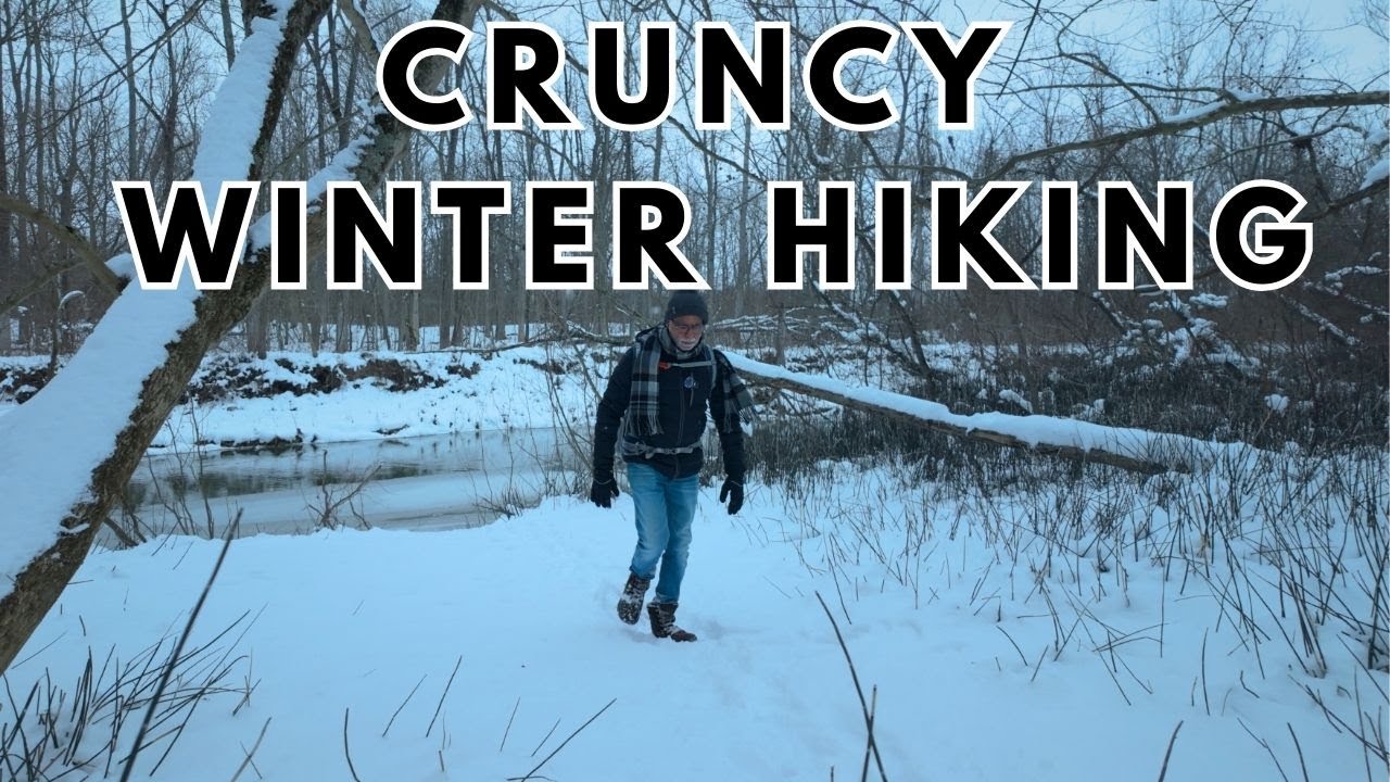 ❄️ 🥾 Зимний поход (4 км) вдоль заснеженного ручья с хрустящим мягким снегом