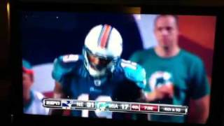ESPN Announcer says "sh*t" during Patriots Dolphins game.