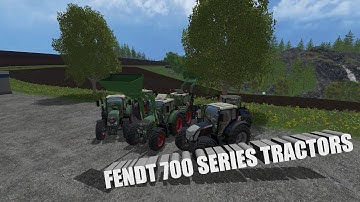 Farming Simulator 15 FENDT 700 Series tractors mode review