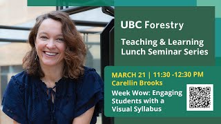 Week Wow: Engaging Students with a Visual Syllabus - Dr. Carellin Brooks