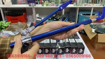 Gác cần inox Handing thế hệ 2 - chắc hơn, khỏe hơn, vượt trội hơn - dài 2,1m- 2,3m dùng câu đơn, đài