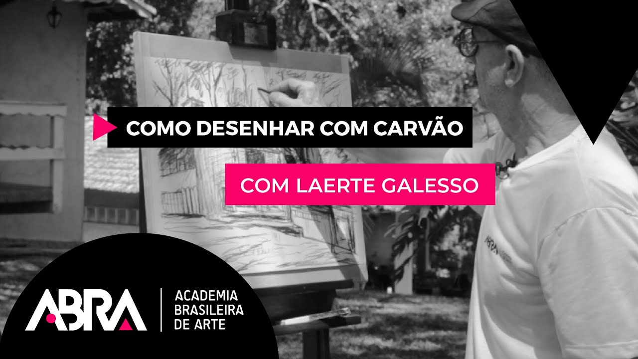 Como Desenhar com Carvão com Laerte Galesso