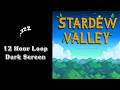 Stardew Valley OST - 94. Volcano Mines (Molten Jelly) | Dark Screen (12 hour loop)
