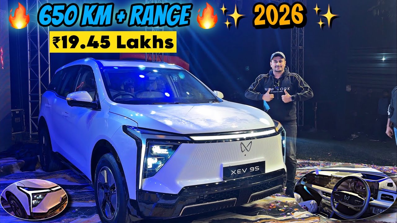 Mahindra Xev 9S Pack Three Above 🔥| एक charge में 650Km क्या है ये 💥| 2026 @19.45Lakhs 7 Seater Ev ✨