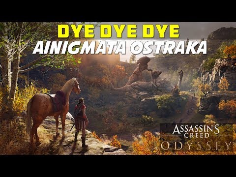 Wideo: Assassin's Creed Odyssey - To The Edge Of The World, Rozwiązania Zagadek Dye Dye Dye I Gdzie Znaleźć Ruinę Anavatos, Tabletki Teichos Of Herakles