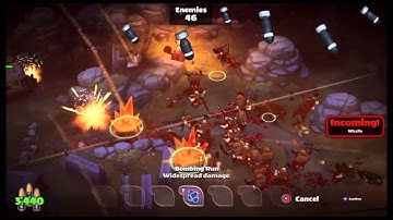 Guns up defending wave 17