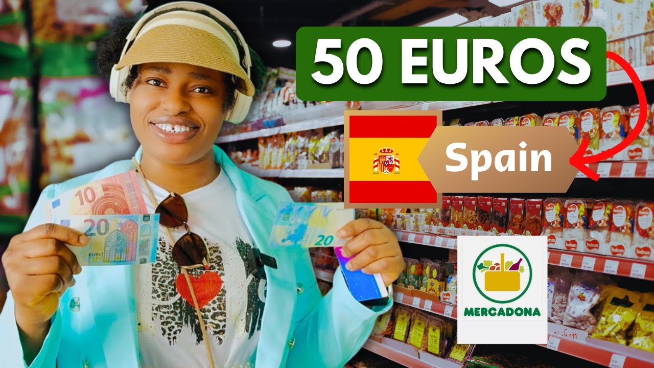 How Much Can €50 Buy in Spain Today? Grocery Haul!