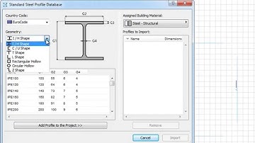 Building Material Control for Imported Steel Profiles in ARCHICAD