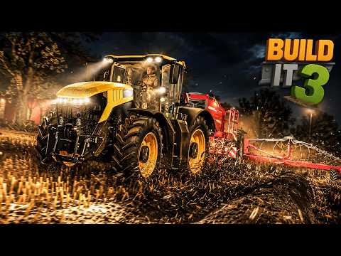 Ansaat unter Zeitdruck! 🌙🚜 Bis tief in die Nacht auf dem Feld | Build It 3 #139 | LS25