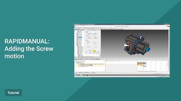 RapidManual Tutorial. Adding the Screw motion.