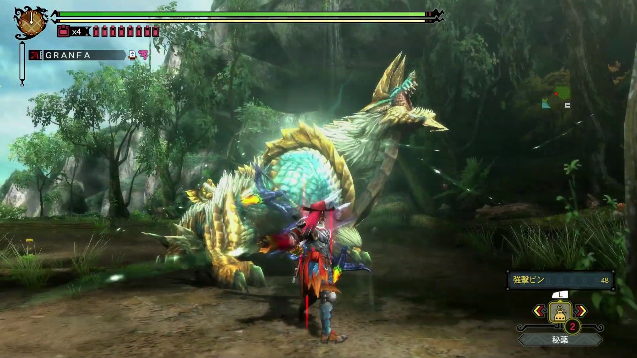 Mh3g ジンオウガ G級 5分15秒 弓 ソロ Youtube