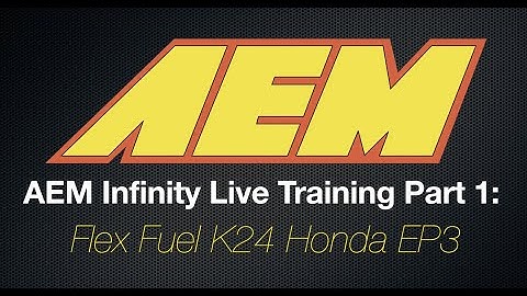 AEM Infinity Live Training: Flex Fuel K24 Honda Civic Part 1 | Evans Performance Academy