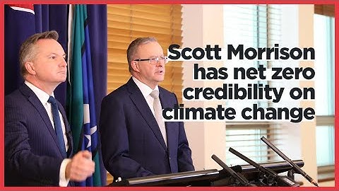 Scott Morrison has net zero credibility on climate change