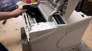 HP LaserJet 4200 / 4300 / / 4250 / 4350 Top Cover Removal - YouTube