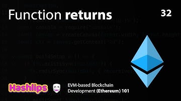 Function returns - EVM based Blockchain Development (Ethereum) 101 part 32
