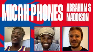 Back To Training, Learning From Kane & Being Like Beckham | Abraham & Maddison | Micah Phones Ep 5