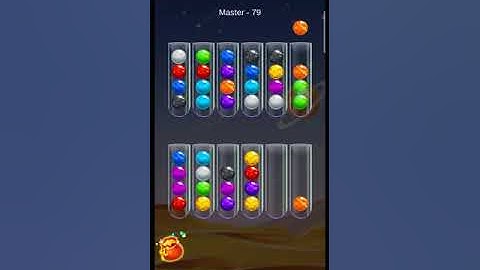 Golden Bubble Sort Master Level 79 (gameplay walkthrough)