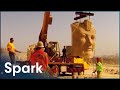 Transporting Ancient Pharaoh Rameses Statue Across Egypt | Huge Moves | Spark