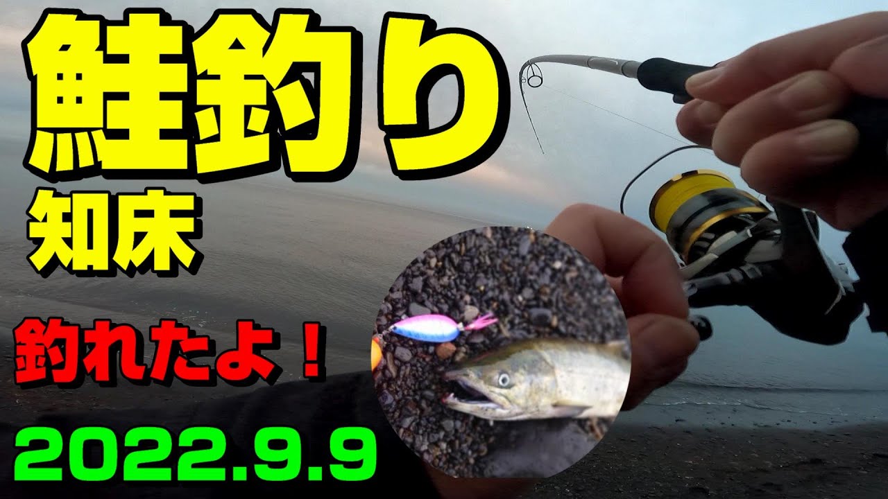 鮭釣り 22 9 9 浮きルアー鮭釣り Youtube