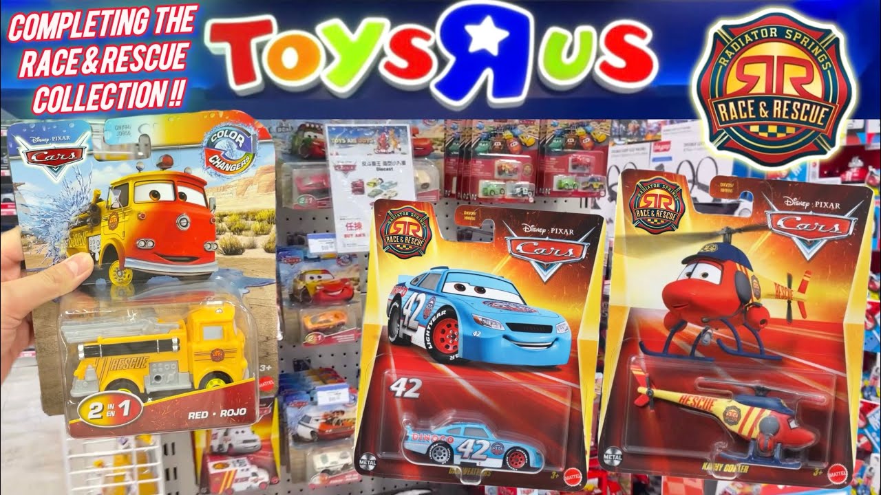 Disney Pixar Cars Race & Rescue Kathy Copter & Cal Weathers, Color ...