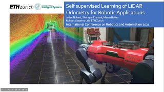 Selfsupervised Learning of LiDAR Odometry for Robotic Applications (ICRA 2021 Presentation)