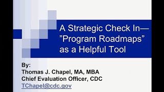 A Strategic Check-In: Program Roadmaps as a Helpful Tool