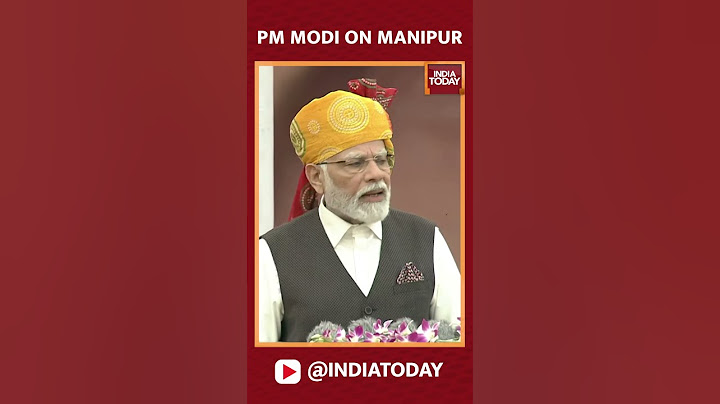 Watch | PM Modi Says India Stands By People Of Manipur In These Troubled Times #pmmodispeech