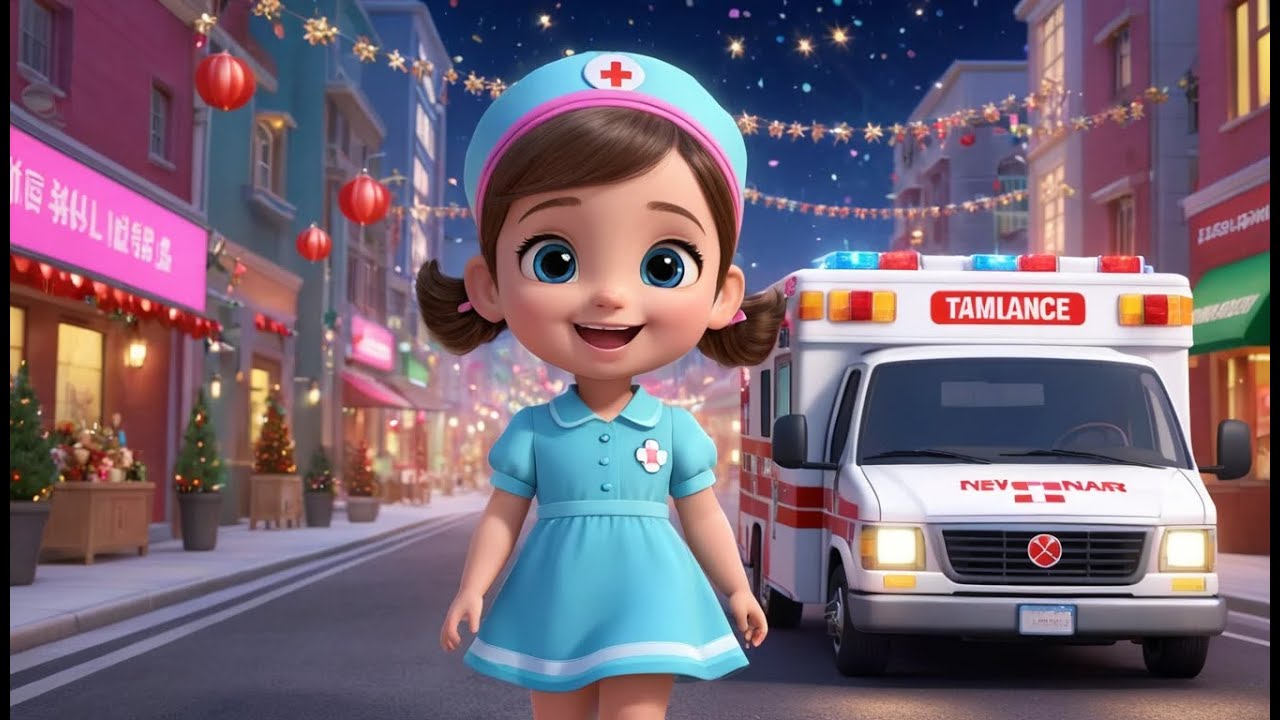 Ambulance New Year Emergency Song | Fun Nursery Rhyme for Kids | Baby Learning Song