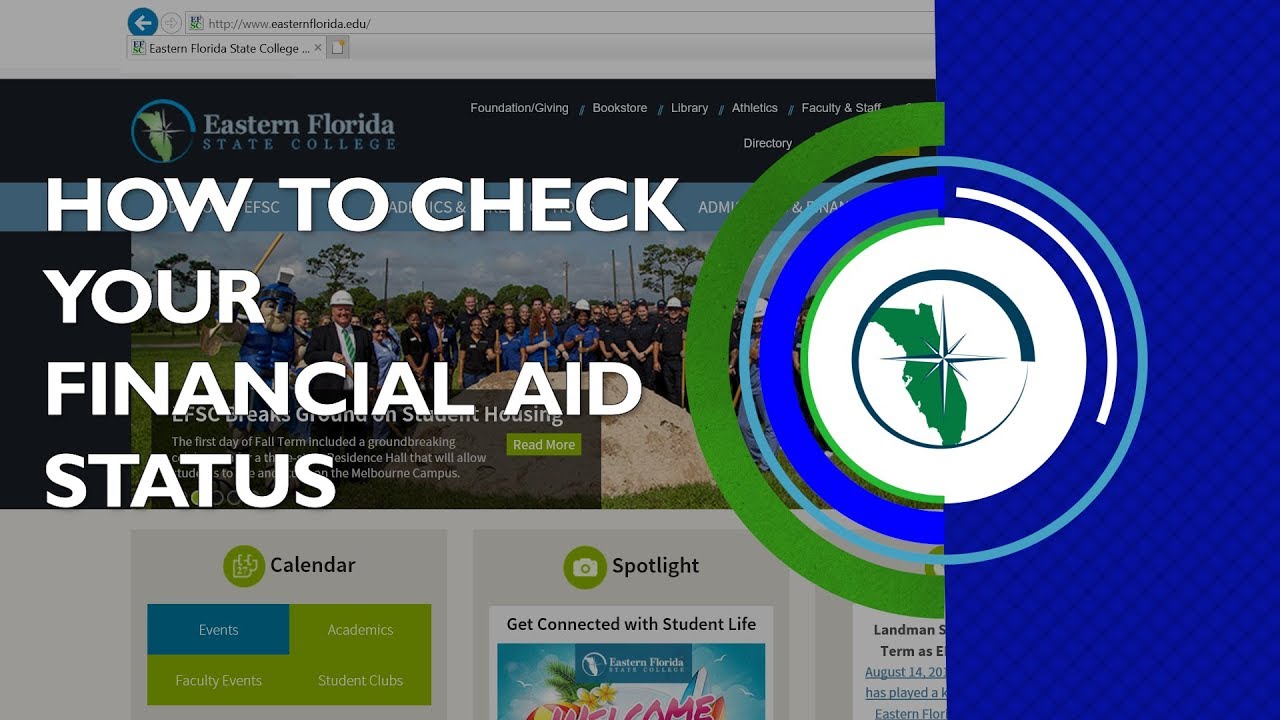 educational research and reviews EFSC - How to Check My Financial Aid Status