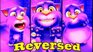 My Talking Tom Reversed - Funny Movement Colors - Funny Cats #talkingtom