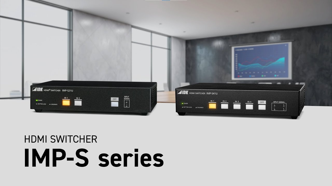 IDK HDMI SWITCHER IMP-S41U スイッチャー IMP-S41U - 4K@60 HDMI Switcher | IDK Corporation