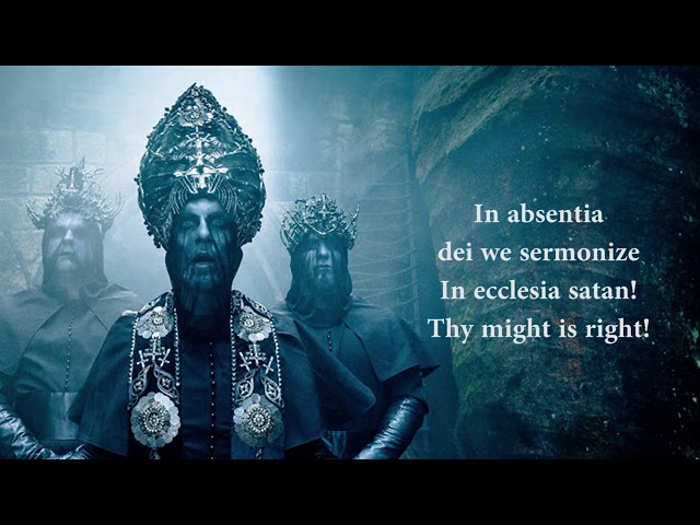 Behemoth - Ecclesia Diabolica Catholica (LYRICS / LYRIC VIDEO) class=