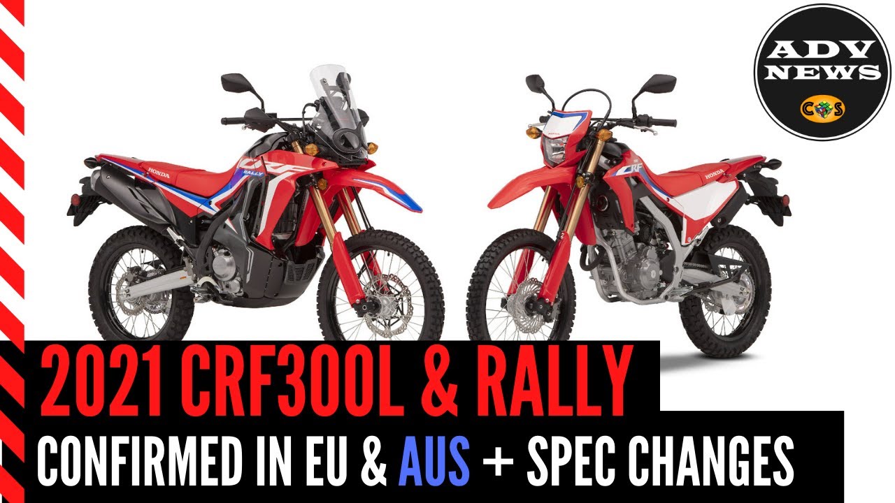 HONDA CRF300L & RALLY CONFIRMED IN EU & AUSTRALIA Key Changes Made for Western Market ADV