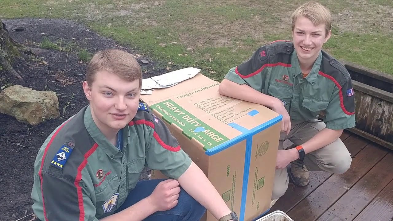 Cooking a Turkey/Cookies in a Cardboard Box with Trail Life OH-360