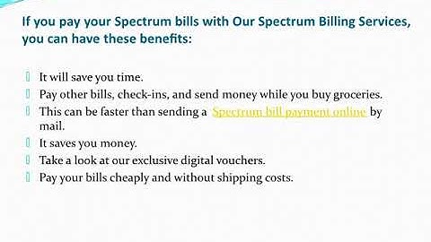 how do i pay my Spectrum Bill online