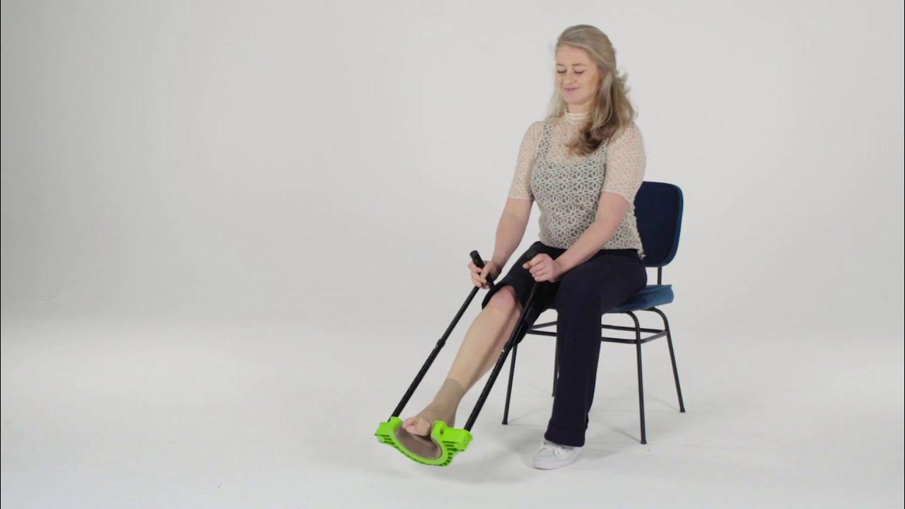 Stocking aid Steve Complete How to apply and remove knee support