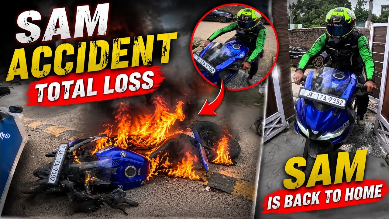 Truck hit Sam😱 Big Surprise | Sam Accident again😭 ! | Sam back to home 🏡❤️