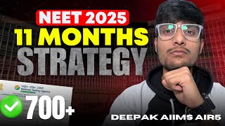 CRACK NEET2025 IN 11 MONTHS COMPLETE STRATEGY JUST FOLLOW THIS | #neet2025 #neetdropers