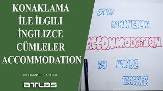 Konaklama Ile Ilgili Ingilizce Cümleler - Accommodation