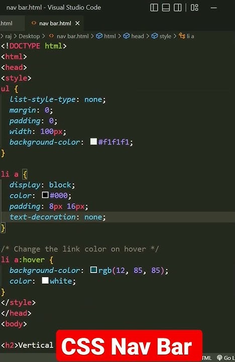 navbar | navbar css | nav bar in html | navbar html css | nav bar ...