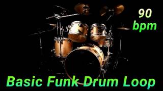 Free BASIC FUNK DRUM LOOP 90 bpm