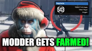 GTA Online: This Player Started MODDING So We FARMED Him in PVP!