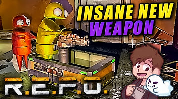 EZ Small Tries The New R.E.P.O Beta Cart Cannon & Laser | R.E.P.O | EZ Small