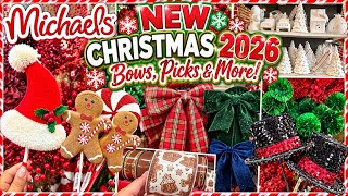 NEW Christmas 2026 Finds at Michael’s! 🎄🎀 So Many Bows & Picks + More!