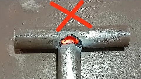 Very few people don't know the technique of welding thin pipes!