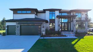 TOUR INSIDE A SPACIOUS LUXURY MODEL HOUSE W/ MODERN INTERIOR NEAR CHICAGO | $1.8M 